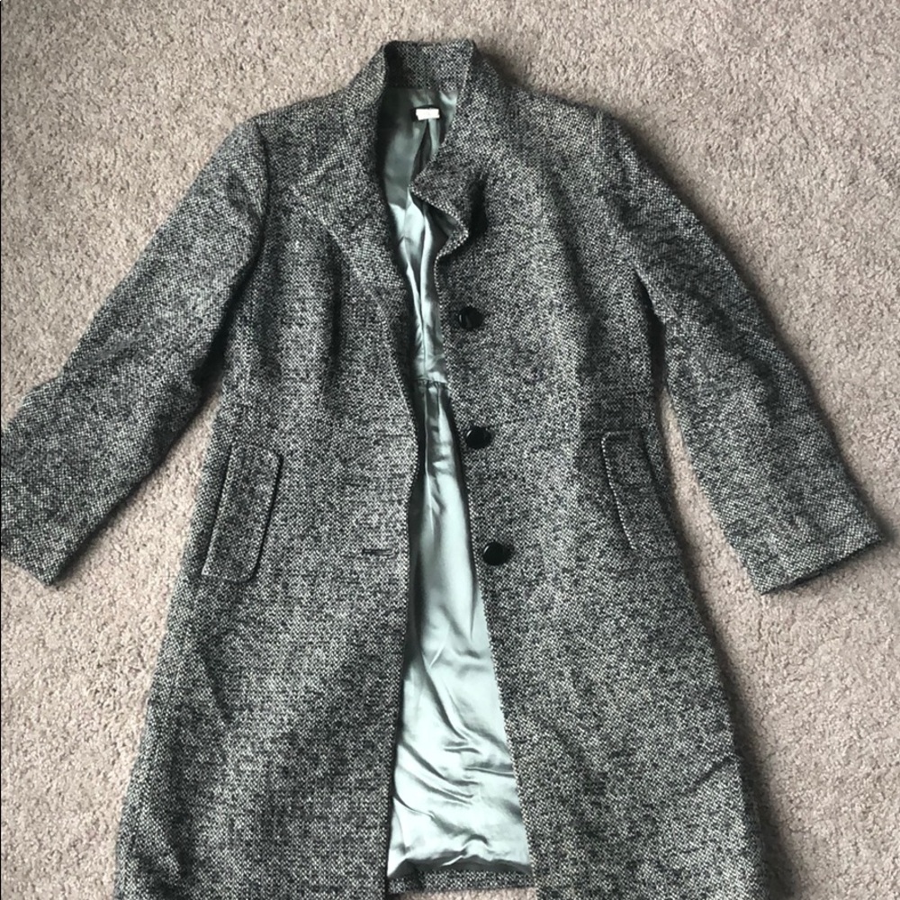 J. Crew Herringbone Wool Coat